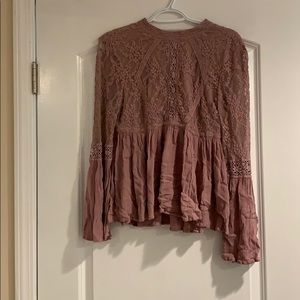 Romantic pink blouse